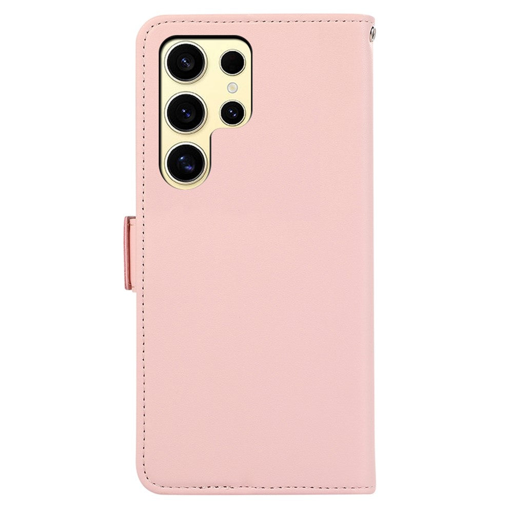 ABEEL For Samsung Galaxy S26 Ultra Case Leather Phone Cover with RFID Blocking Wallet