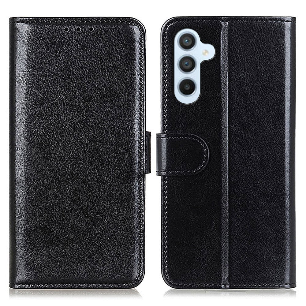 For Samsung Galaxy S26 Case Crazy Horse Texture PU Leather Phone Stand Cover