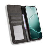 Læderetui til Oppo A6 Pro 4G / A6 Pro 5G / F31 5G Pung Stand Retro Tekstur Telefoncover