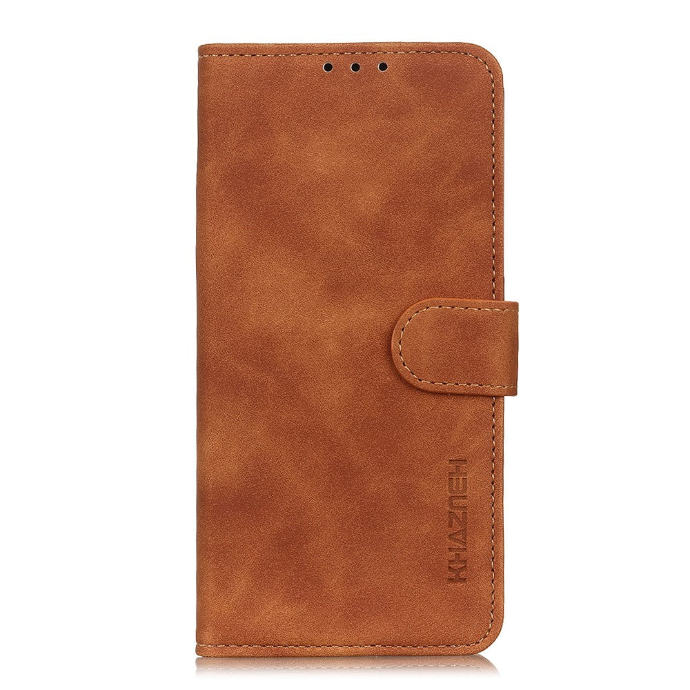 KHAZNEH For Xiaomi Poco M8 5G / Redmi Note 15 5G (Global) Case PU Leather Retro Texture Phone Cover