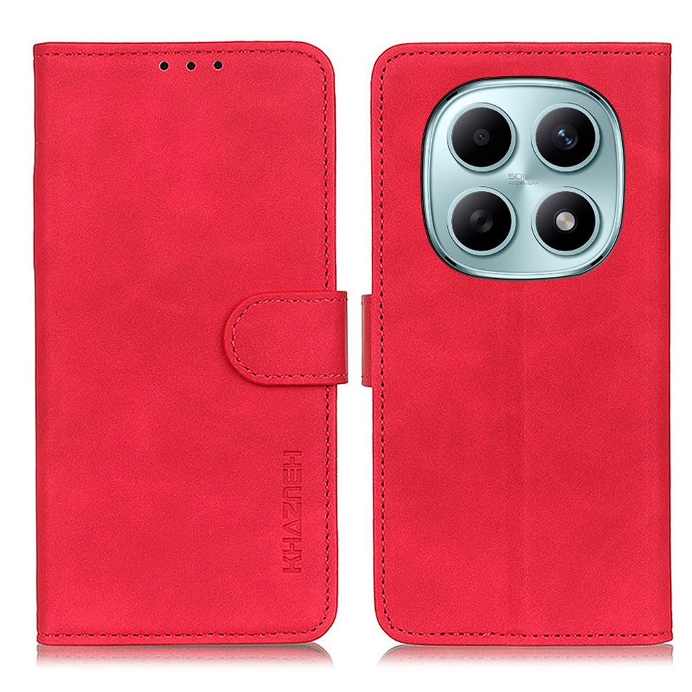 KHAZNEH For Xiaomi Poco M8 5G / Redmi Note 15 5G (Global) Case PU Leather Retro Texture Phone Cover
