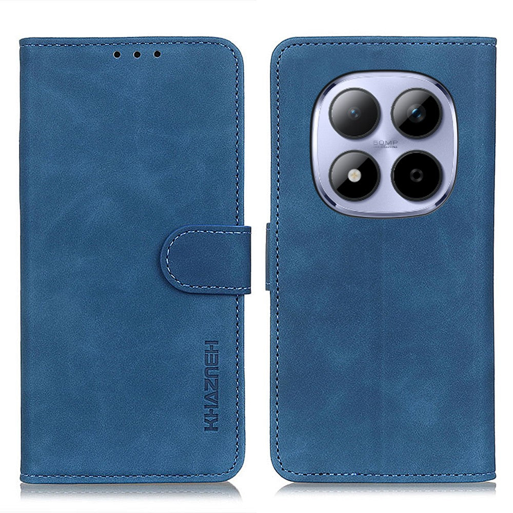 KHAZNEH För Xiaomi Poco M8 Pro 5G / Redmi Note 15 Pro+ 5G (Global) Skal PU-läder Retro Textur mobilskal