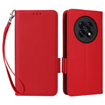 Leather Case for Oppo A6 GT 5G / A6 Max 5G / F31 Pro+ 5G Litchi Texture Wallet Phone Cover with Wrist Strap
