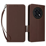 Leather Case for Oppo A6 GT 5G / A6 Max 5G / F31 Pro+ 5G Litchi Texture Wallet Phone Cover with Wrist Strap