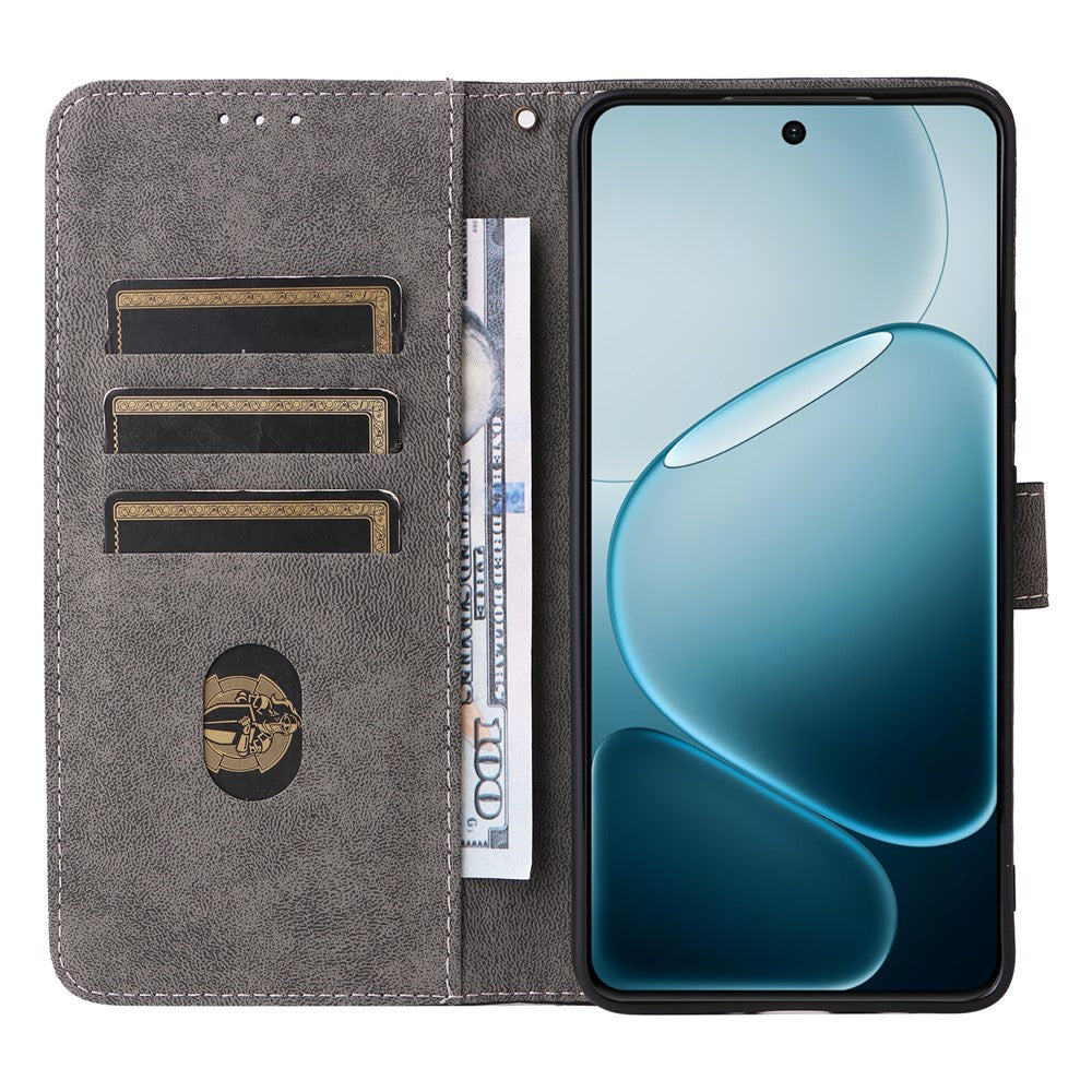 Wallet Case for Oppo A6 GT 5G / A6 Max 5G / F31 Pro+ 5G RFID Blocking PU Leather Phone Cover Stand with Strap