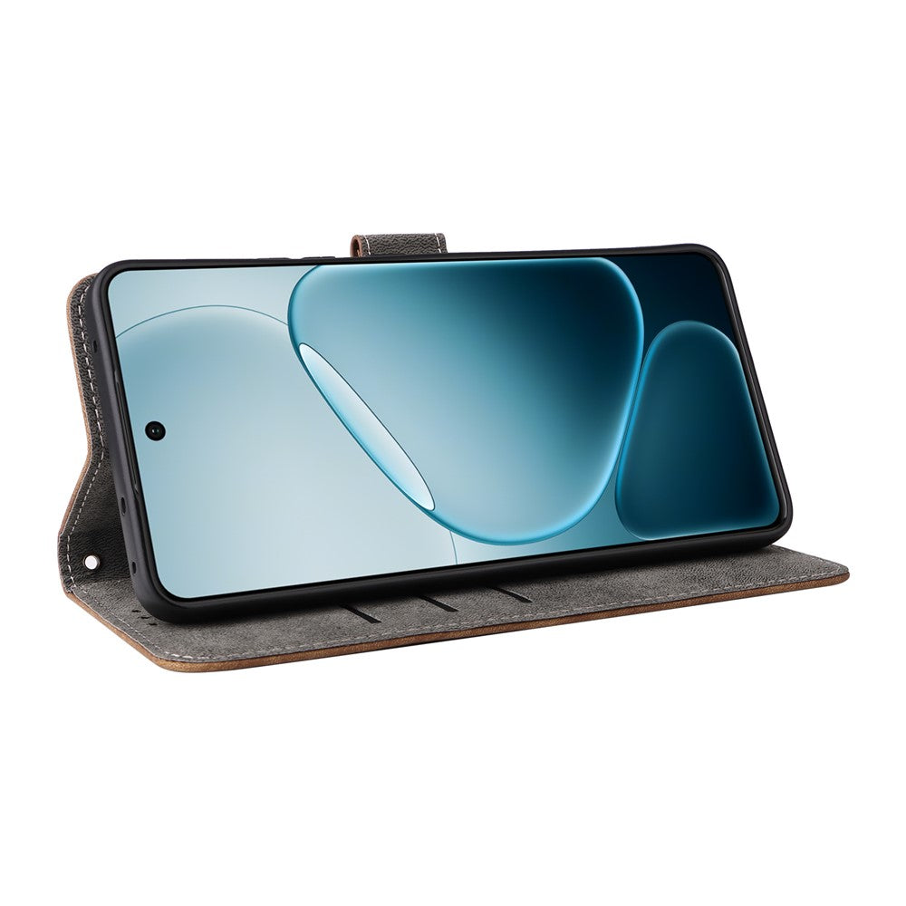 Wallet Case for Oppo A6 GT 5G / A6 Max 5G / F31 Pro+ 5G RFID Blocking PU Leather Phone Cover Stand with Strap