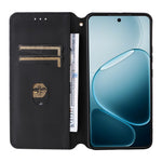 Leather Case for Oppo A6 GT 5G / A6 Max 5G / F31 Pro+ 5G Wallet Rhombus Imprinted Phone Cover