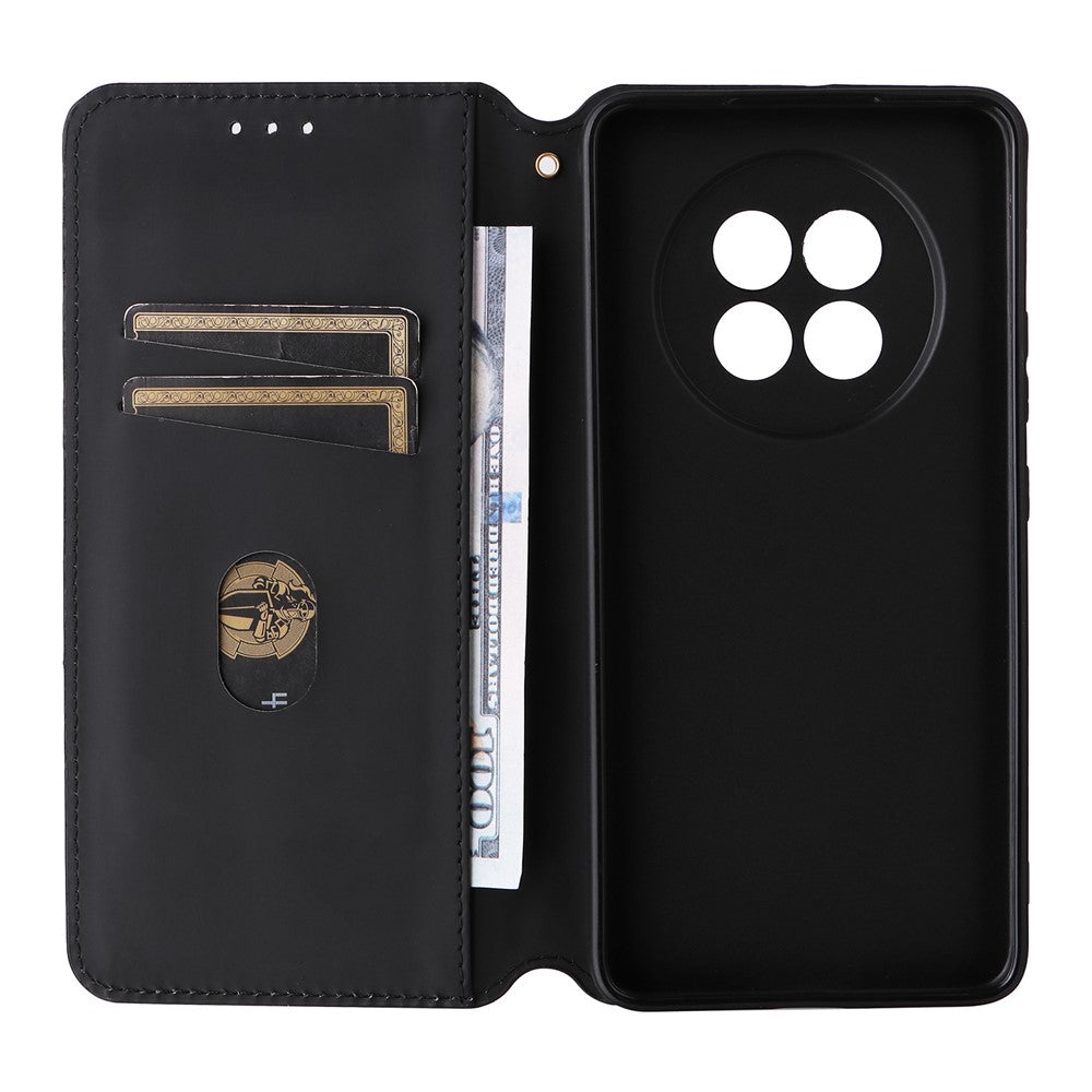 Leather Case for Oppo A6 GT 5G / A6 Max 5G / F31 Pro+ 5G Wallet Rhombus Imprinted Phone Cover