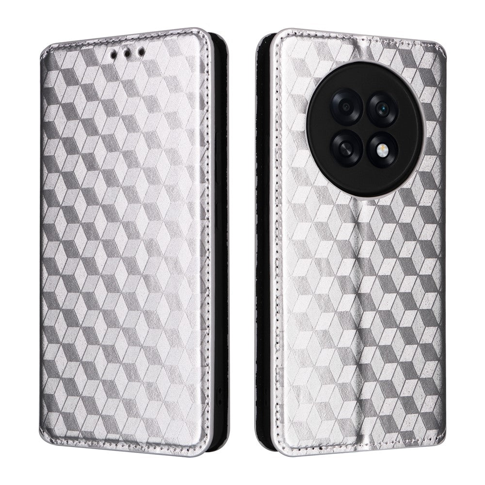 Leather Case for Oppo A6 GT 5G / A6 Max 5G / F31 Pro+ 5G Wallet Rhombus Imprinted Phone Cover