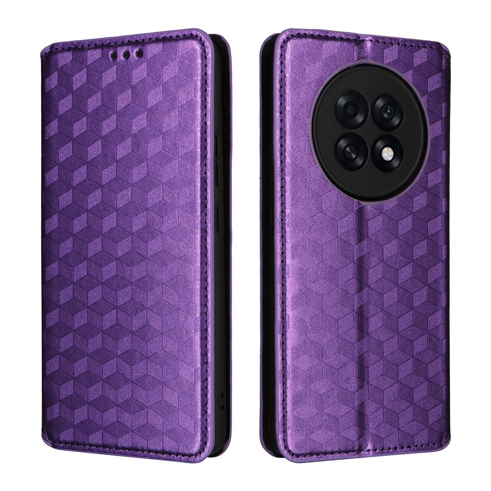 Leather Case for Oppo A6 GT 5G / A6 Max 5G / F31 Pro+ 5G Wallet Rhombus Imprinted Phone Cover
