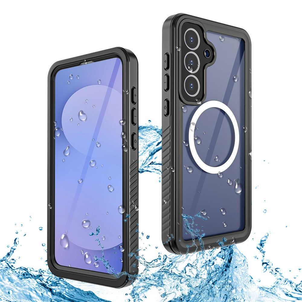 REDPEPPER FS Series For Samsung Galaxy S25 FE Waterproof Magnetic Case PC TPU PET Clear Phone Cover