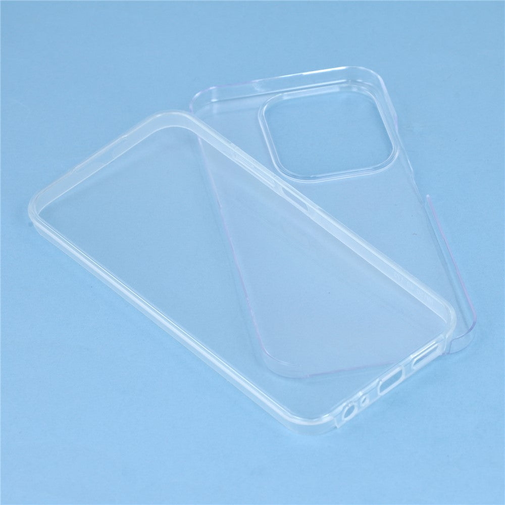 Phone Case For Xiaomi Redmi 15C 4G (EU) (173mm)  /  15C 5G (EU) (173mm)  /  Poco C85 4G (173mm) TPU Frame Clear Acrylic Back Cover with PET Film
