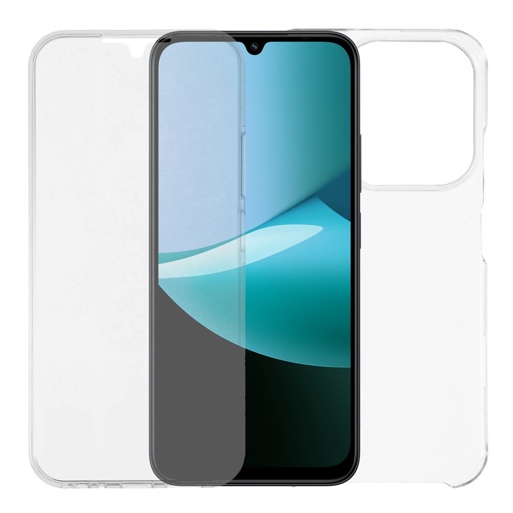 Phone Case For Xiaomi Redmi 15C 4G (Global) (171mm)  /  Poco C85 4G (171mm) TPU Frame Clear Acrylic Back Cover with PET Film
