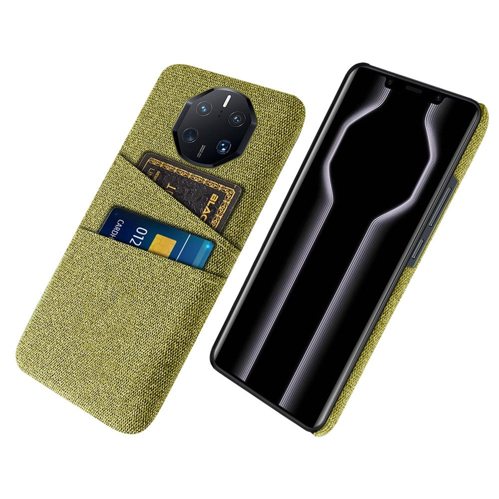 Huawei Mate 50 RS Porsche Design 4G Stötsäkert Tygtextur mobilskal Dubbla Kortplatser PC Skyddande Baksida