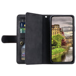 For Xiaomi 15T Pro Case 9 Card Slots Zipper Wallet PU Leather Phone Cover with Wrist Strap