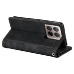 For Xiaomi 15T Pro Case 9 Card Slots Zipper Wallet PU Leather Phone Cover with Wrist Strap