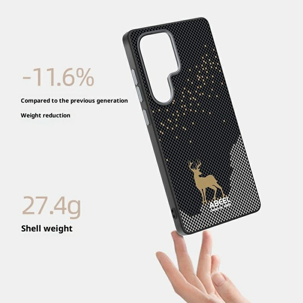 ABEEL Til Samsung Galaxy S24 Ultra Magnetisk Cover Ultratyndt PC TPU Telefon Bagcover
