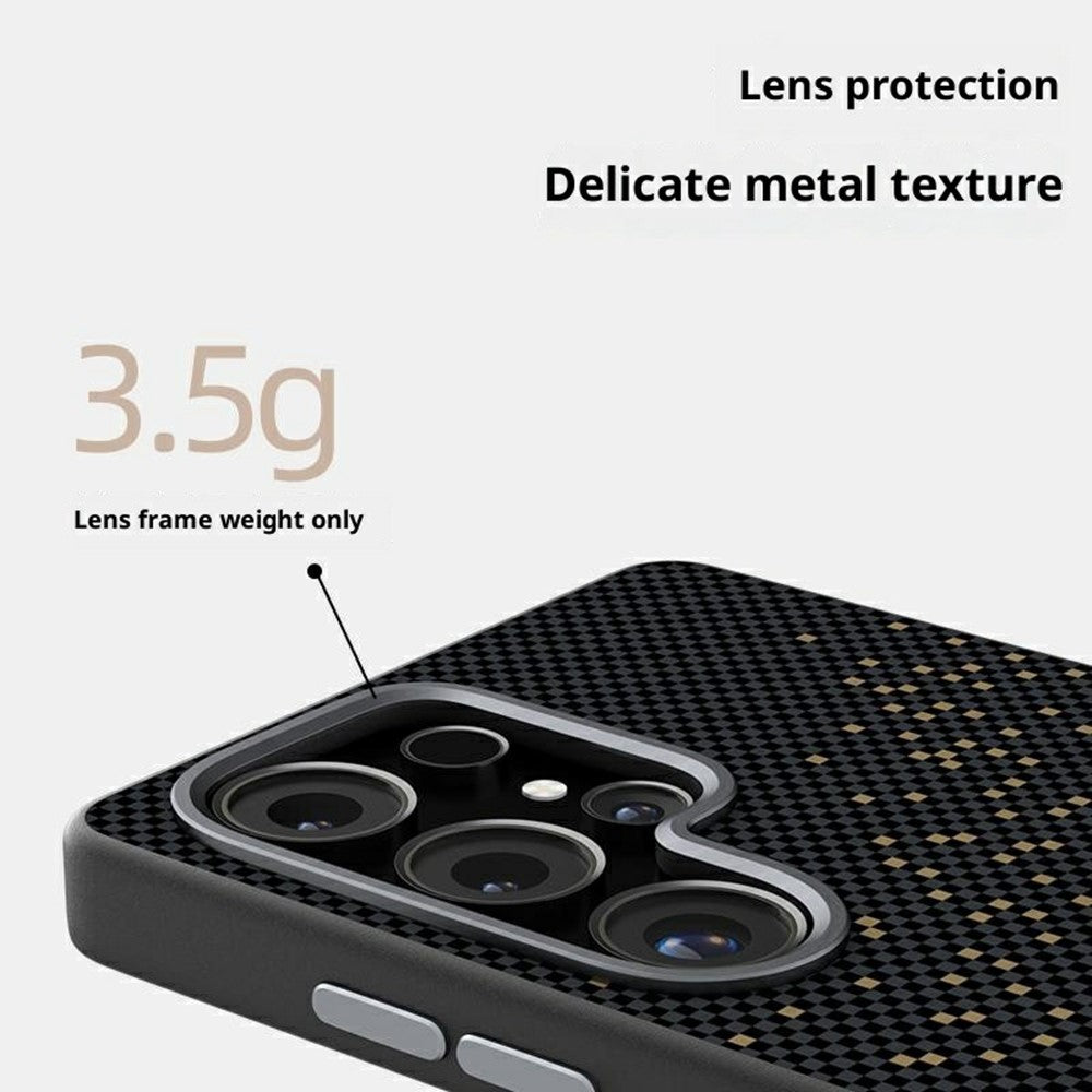 ABEEL Til Samsung Galaxy S24 Ultra Magnetisk Cover Ultratyndt PC TPU Telefon Bagcover