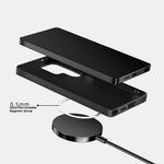 ABEEL Til Samsung Galaxy S24 Ultra Magnetisk Cover Ultratyndt PC TPU Telefon Bagcover