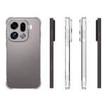 Til Oppo Find X9 Pro 5G TPU Telefoncover Skridsikker Gennemsigtig Mobiltelefoncover