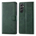 For Samsung Galaxy A35 5G Case Stand Wallet Calf Texture PU Leather Flip Phone Cover with Wrist Strap