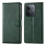 For Xiaomi Redmi 15C 4G (Global) (171mm)  /  Poco C85 4G (171mm) Case Stand Wallet Calf Texture PU Leather Flip Phone Cover with Wrist Strap