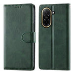 For Xiaomi Redmi A5 NFC (EU) (173.45mm) Case Stand Wallet Calf Texture PU Leather Flip Phone Cover with Wrist Strap