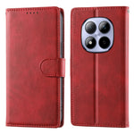 For Xiaomi Redmi Note 15 Pro 5G (Global) Case Stand Wallet Calf Texture PU Leather Flip Phone Cover with Wrist Strap