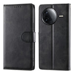 Wallet Case For Xiaomi Redmi K80 5G  /  K80 Pro 5G  /  Poco F7 Pro 5G  /  Poco F7 Ultra 5G Calf Texture PU Leather Phone Cover with Wrist Strap