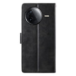 Plånboksfodral för Xiaomi Redmi K80 5G / K80 Pro 5G / Poco F7 Pro 5G / Poco F7 Ultra 5G, PU-läder med kalvstruktur och handledsrem
