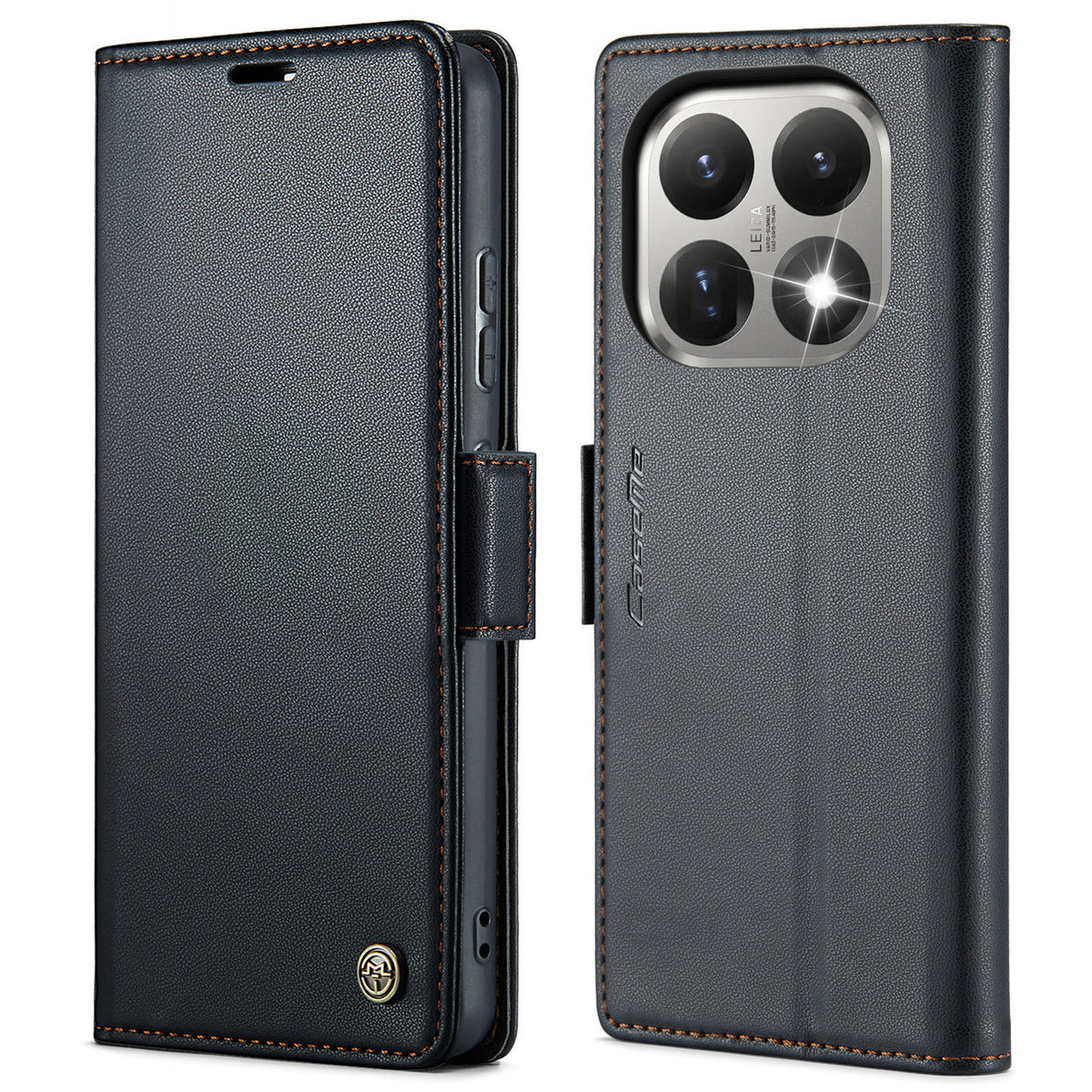 CASEME For Xiaomi 15T Case  023 Series RFID Blocking Glossy Stand Phone Cover