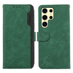 ABEEL For Samsung Galaxy S26 Ultra Case Color Splicing Leather Flip Phone Cover RFID Blocking