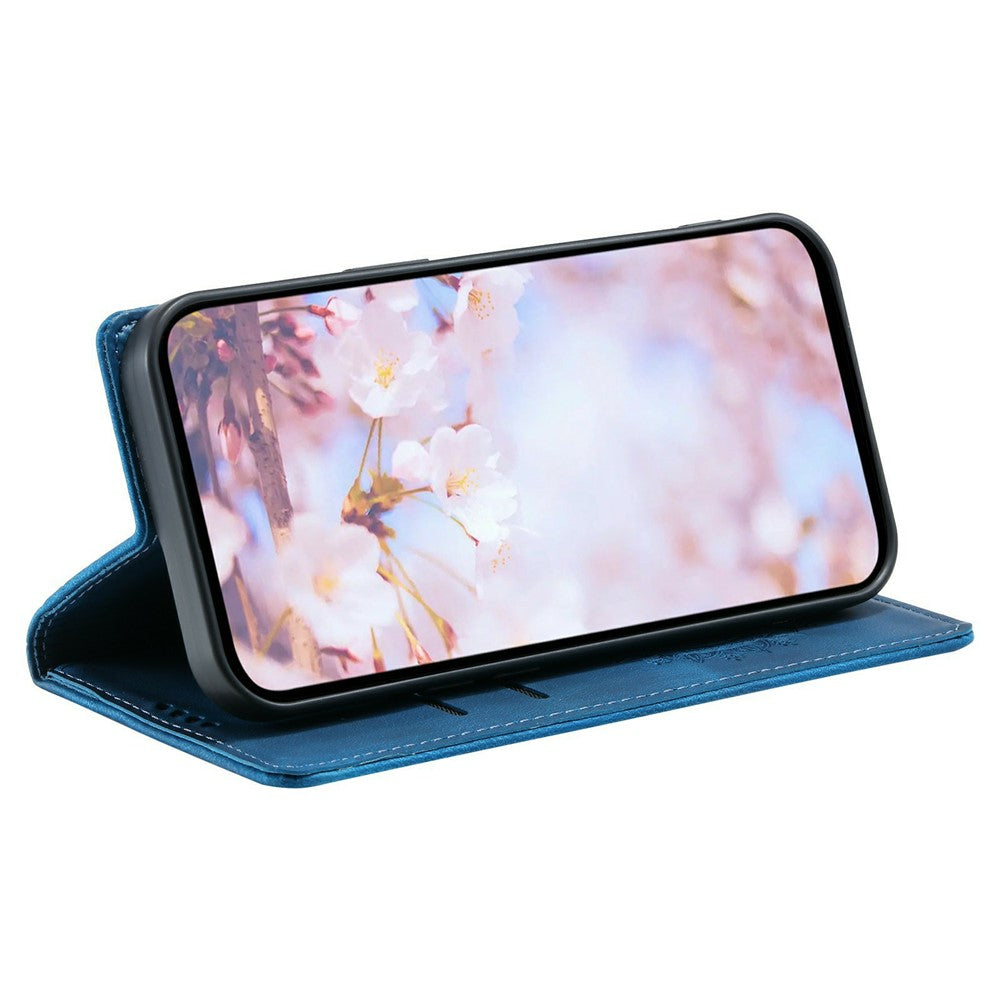 For Samsung Galaxy S26 Ultra Case Magnetic Closing Leather Phone Cover Pattern Imprinted