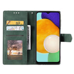 For Samsung Galaxy S26 Leather Case Splicing Stitching Wallet Phone Cover with Wrist Strap