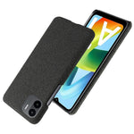 Shockproof Case for Xiaomi Redmi A1 4G / A2 4G Cloth Texture Anti-Drop Phone Case Solid Color Hard PC Protective Cover