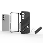 Samsung Galaxy S26-skal PC + TPU stötsäkert mobilskal med stöd