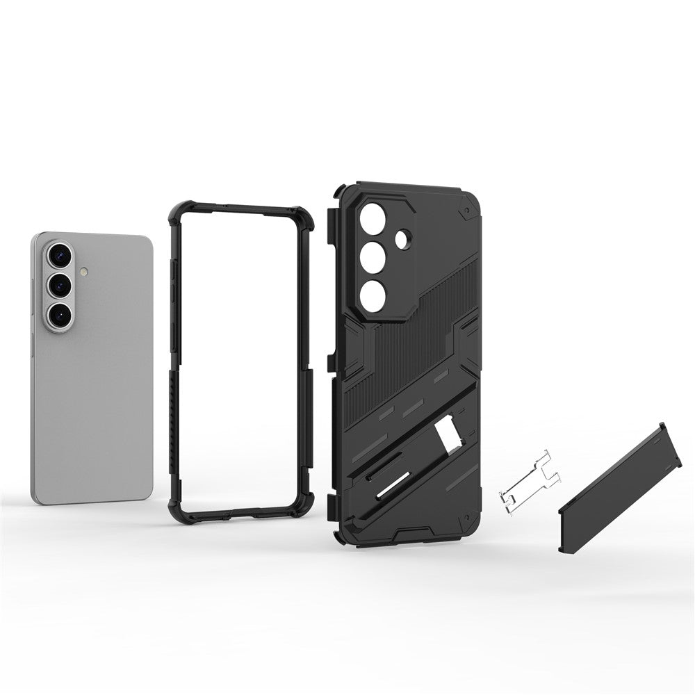 Samsung Galaxy S26-skal PC + TPU stötsäkert mobilskal med stöd