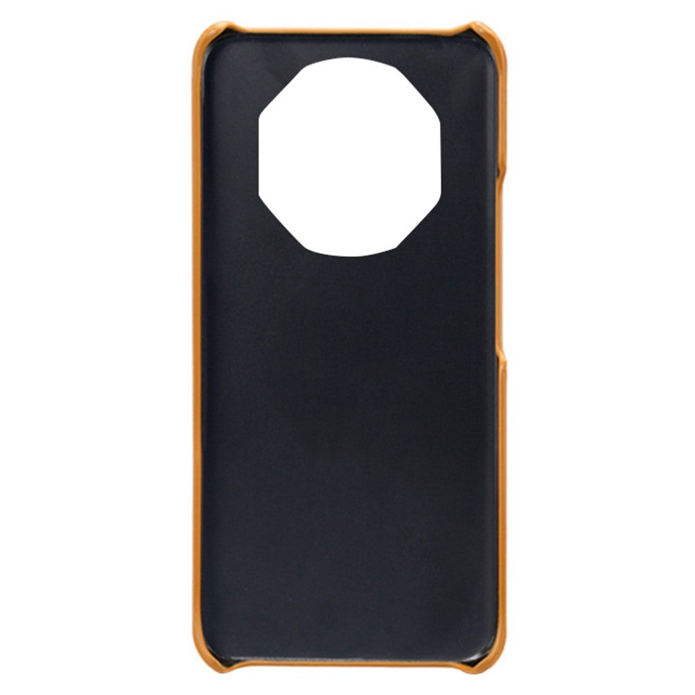 For Huawei Mate 50 RS Porsche Design 4G Phone Case with Dual Card Slots, Shockproof PU Leather Coated Hard PC Cover