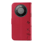 For Honor Magic8 Lite 5G / X9d 5G / X70 5G Leather Wallet Case with Strap Dandelion Imprint Phone Stand Cover