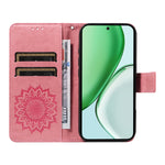 For Honor Magic8 Lite 5G / X9d 5G / X70 5G Leather Wallet Case Sunflower Imprinted Phone Cover