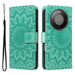 For Honor Magic8 Lite 5G / X9d 5G / X70 5G Leather Wallet Case Sunflower Imprinted Phone Cover