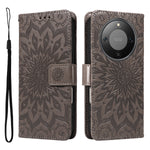 For Honor Magic8 Lite 5G / X9d 5G / X70 5G Leather Wallet Case Sunflower Imprinted Phone Cover