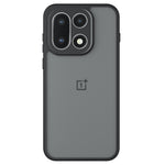 OnePlus 15 5G-skal Skin-Touch TPU + PC Matt mobilbaksida, transparent svart
