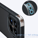 For Xiaomi 15T Pro Case Skin-Touch TPU + PC Matte Phone Back Cover, Transparent Black