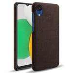 Til Samsung Galaxy A23e Anti-ridse Mobiltetui Skal Enkel Farve Hård PC+Stof Telefoncover