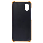 For Samsung Galaxy A23e Scratch Resistance Dual Card Slots Holder Protective Phone Case PU Leather Coated Hard PC Phone Shell