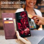 CASEME För Xiaomi Redmi 15C 5G (EU) (173mm) / Xiaomi Redmi 15C 4G (EU) (173mm) Plånboksfodral 013-serien PU-lädermobilfodral i stativ