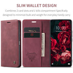 CASEME För Xiaomi Redmi 15C 5G (EU) (173mm) / Xiaomi Redmi 15C 4G (EU) (173mm) Plånboksfodral 013-serien PU-lädermobilfodral i stativ
