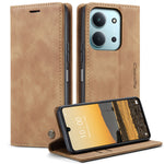 CASEME För Xiaomi Redmi 15C 5G (EU) (173mm) / Xiaomi Redmi 15C 4G (EU) (173mm) Plånboksfodral 013-serien PU-lädermobilfodral i stativ