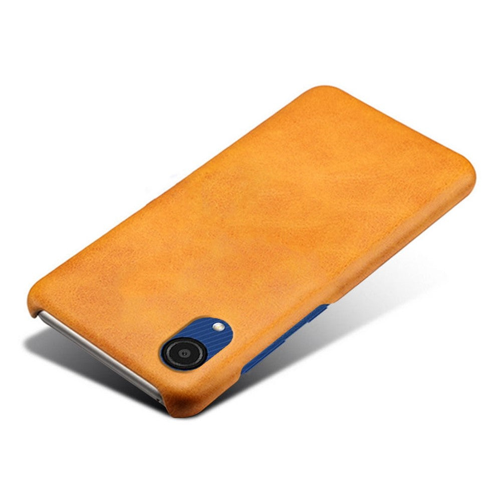Til Samsung Galaxy A23e mobiltelefoncover Ridsefast Tekstureret PU-læderbelagt PC-telefoncover